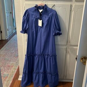 Pomander Place blue dress